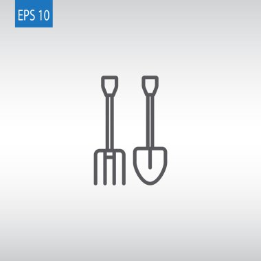 Dirgen ve kürek simgesi