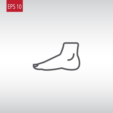 İnsan ayağı simgesi 