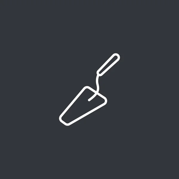 Icono de herramienta de paleta de mampostería — Vector de stock