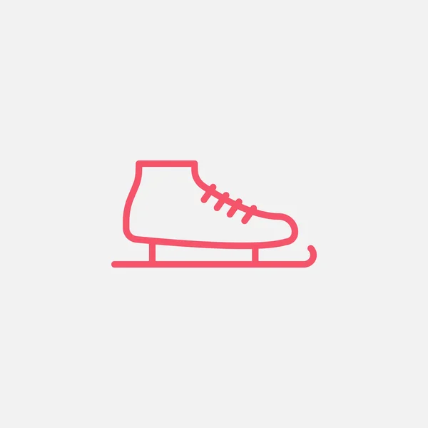 Hielo skate zapato icono — Vector de stock