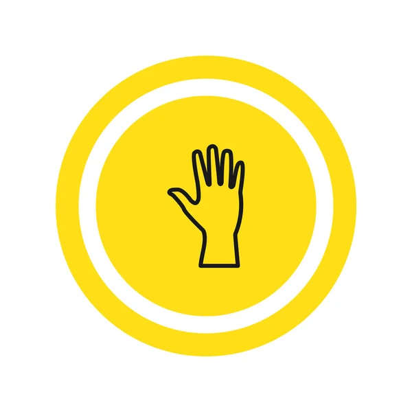 Hand  web icon — Stock Vector