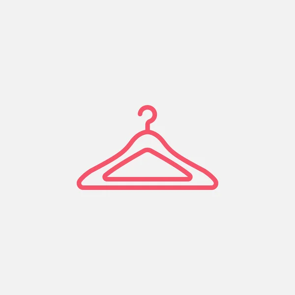 Hanger voor kleren pictogram — Stockvector