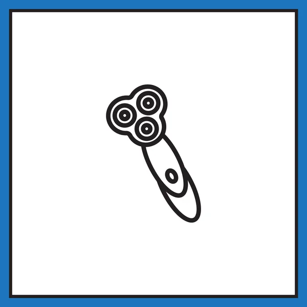 Ícone elétrico da máquina de barbear — Vetor de Stock