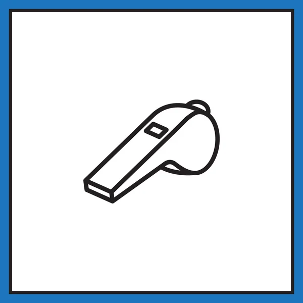Sifflet d'arbitre icône — Image vectorielle