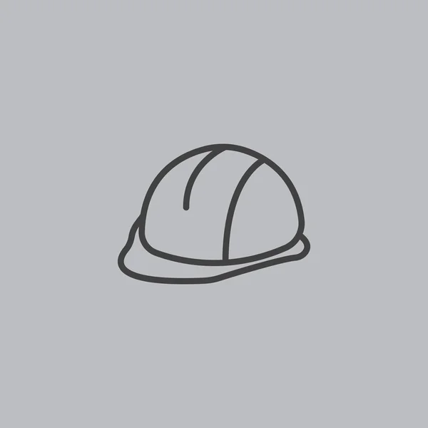 Icono del casco de construcción — Vector de stock