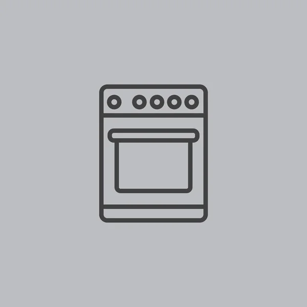 Cozinha ícone fogão —  Vetores de Stock
