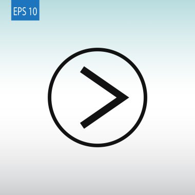 Sonraki, ileri ok simgesi