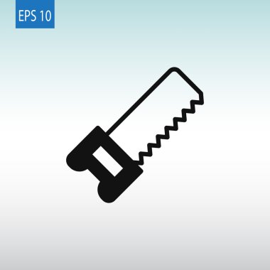 demir testeresi aracı simgesini