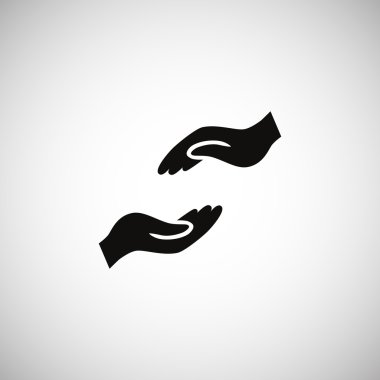 Yardım eller simgesini