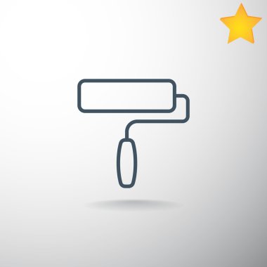 rulo boya duvarlar için. 