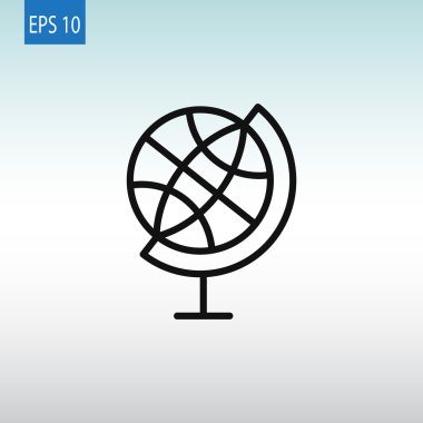 Coğrafya küre simgesi