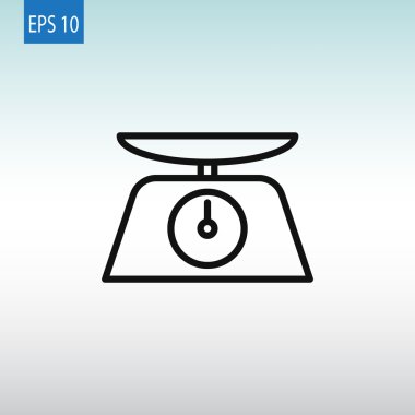 Mutfak boyutu simgesi