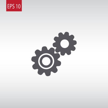 dişli tekerlek mekanizması simgesi