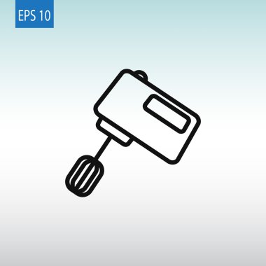 Mutfak karıştırıcı simgesi