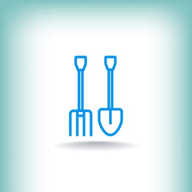 Dirgen ve kürek simgesi