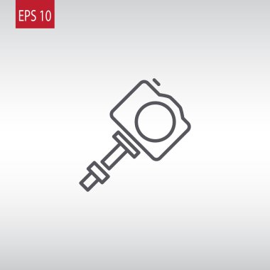 monopod selfie simgesi