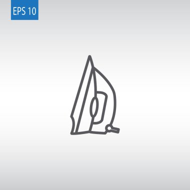 Buhar elektrik demir simgesi