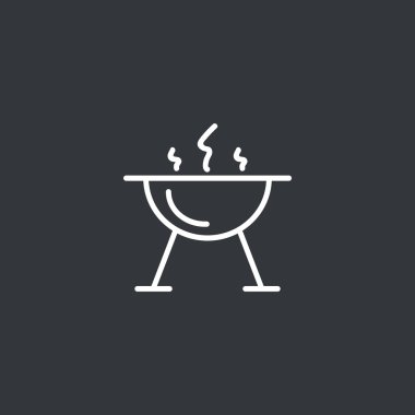 mangal barbekü simgesi
