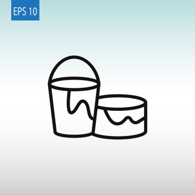 boya kutuları simge