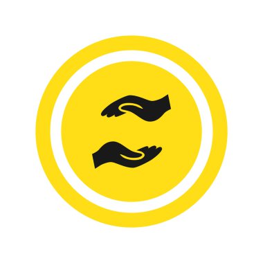 Yardım eller simgesini