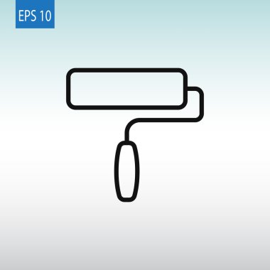 rulo boya duvarlar için. 