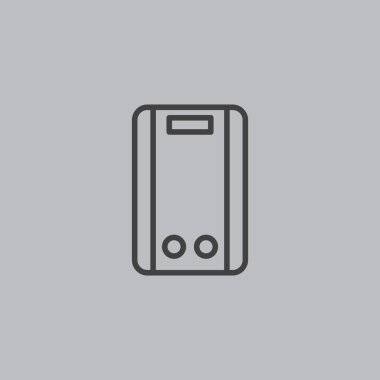 Elektrikli su kazan simgesi