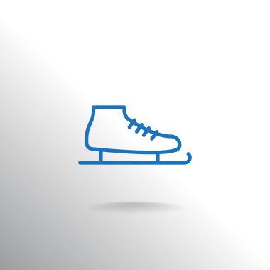 buz paten ayakkabı simgesi