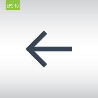 önceki, geri ok simgesi