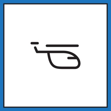 Helikopter uçak simgesi