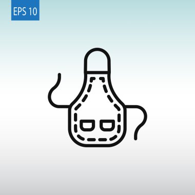 Mutfak önlüğü simgesi