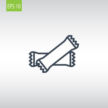 Polietilen paket simgesi