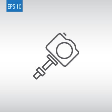 monopod selfie simgesi