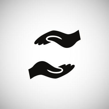 Yardım eller simgesini