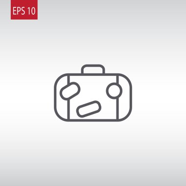 Turizm Seyahat bavul simgesi