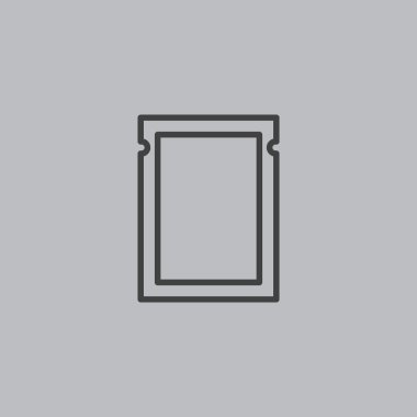 Polietilen paket simgesi