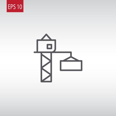 İnşaat için ağır kaldırma vinç