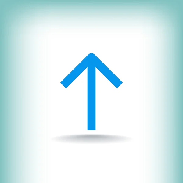 Arriba icono de flecha de navegación — Vector de stock