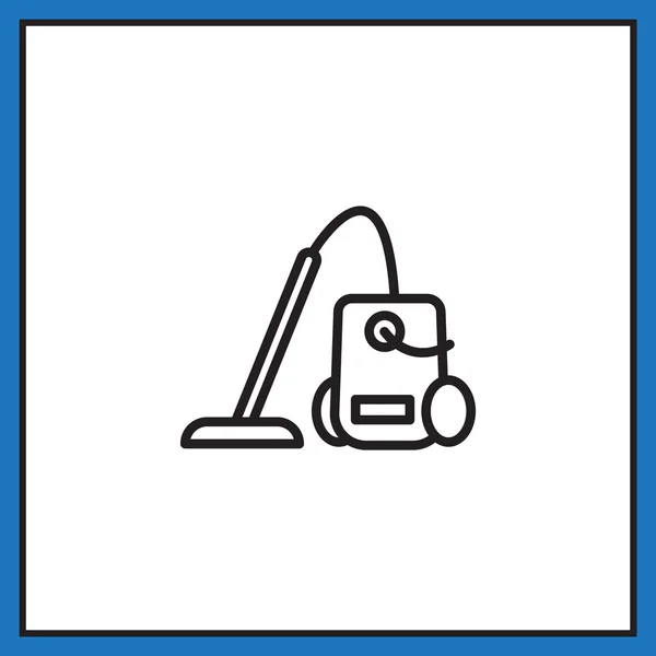 Hogar icono de la aspiradora — Vector de stock