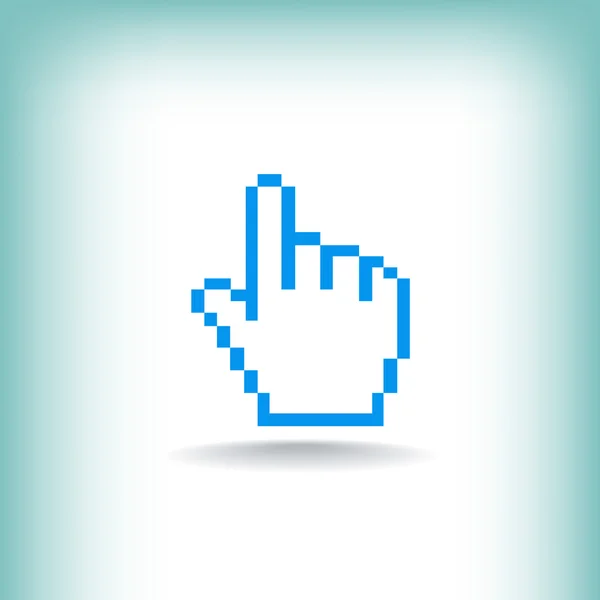 Icono del cursor de mano — Vector de stock