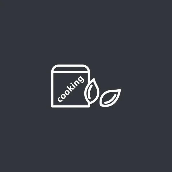 Icône conteneur céréales — Image vectorielle