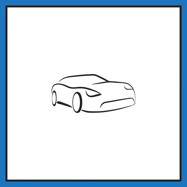 Icono de coche deportivo — Vector de stock