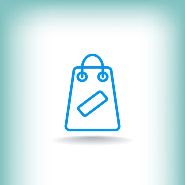 Embalagem, ícone do saco —  Vetores de Stock