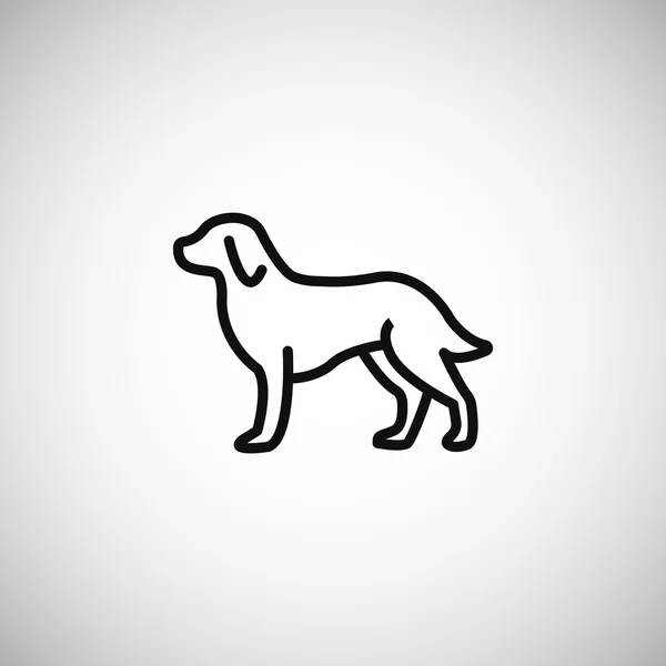 Hund web Icon. — Stock vektor