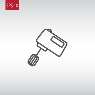 Mutfak karıştırıcı simgesi