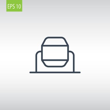 Beton karıştırıcı simgesini