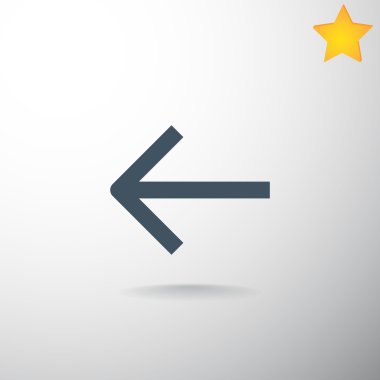 önceki, geri ok simgesi