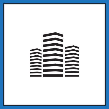 Çok öykülü bina simgesini