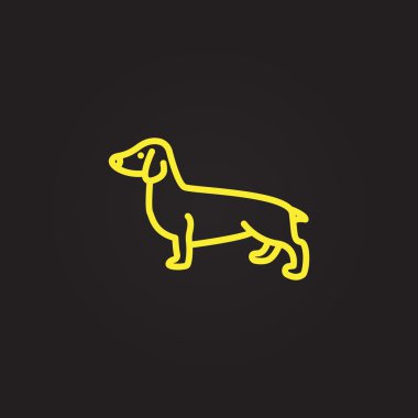 Köpek web simgesi. 