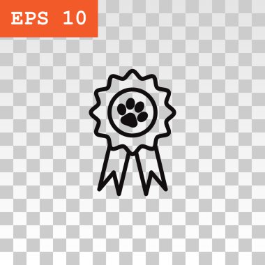 Madalyon kurdele simgesi 