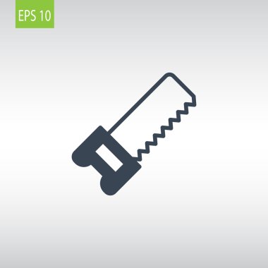 demir testeresi aracı simgesini